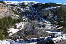 Vallée de la Clarée - Avalanche de Pécé, entre Val-des-Prés et Plampinet