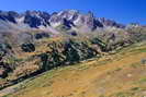 Vallée de la Clarée - Haute vallée et massif des Cerces (3095 m) depuis les chalets de Ricou