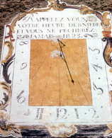 Plampinet - Cadran solaire peint par Hippolyte Laurençon en 1823