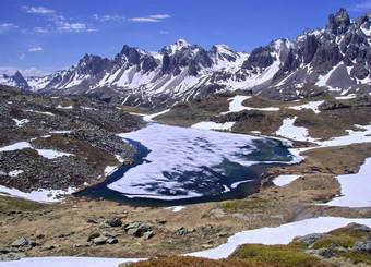 Haute Clarée - Lac Long des Muandes et massif des Cerces