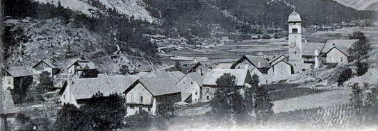 Plampinet - Le hameau (1482 m) vers 1900 - Imp.-Pap. Chautard, Briançon et Ste-Catherine