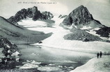 Glacier du Thabor sur son versant nord au début du XXe siècle - Aujourd'hui en voie de disparition