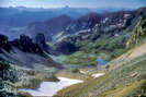 Vallée Étroite - Valle Stretta - Panorama sur la Vallée Étroite depuis les pentes du Mont Thabor (3178 m) - Vallon du Lac Blanc