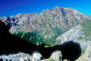 Massif de Combeynot (3155 m), vu de la montée au Col du Chardonnet
