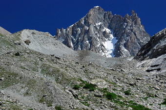 Massif des crins - Glacier de Bonne Pierre et Dme de Neige des crins