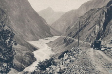 La route de Saint-Christophe vers 1930