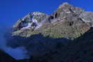 La Bérarde - Le site au pied de la Grande Aiguille (3421 m) et de la Cime de l'Encoula (3536 m)