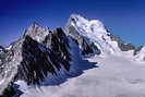Barre des Écrins (4102 m) - Face nord et Glacier Blanc
