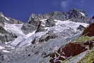 Barre des Écrins (4102 m) - Face sud-ouest et Glacier du Vallon de la Pilatte