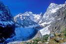 Barre des Écrins (4102 m) - Glacier Noir - Au fond, le Pic Coolidge et le Fifre