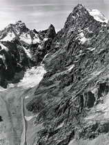 Barre des Écrins (4102 m) - Face sud-est - Glacier Noir