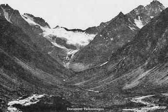 Vallon de la Lavey - Plan de la Lavey et Glacier de la Muande vers 1930