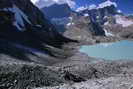 Lac des Rouies - Cime du Vallon (3406 m) et L'Olan (3564 m) - Glacier de la Lavey
