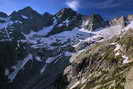 Vallon de la Mariande - Lac du Salude (2573 m) - Bec du Canard (3268 m) et Aiguille des Arias (3402 m)