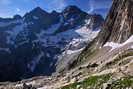 Vallon de la Mariande - Lac du Salude (2573 m) - Bec du Canard (3268 m) et Aiguille des Arias (3402 m)