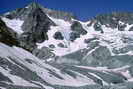 Massif des crins - Glacier et Pointe du Sl 3556 m)