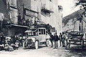 Haute Provence - Haute Blone - La Javie (vers 800 m) - Halte de l'autobus vers 1910