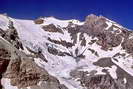 L'Eychauda, Col des Grangettes (2684 m) - Glacier de Séguret Foran, Dôme de Monêtier (3504 m)