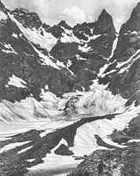 La Vallouise - Glacier Noir - Cirque de réception inférieur - Le Fifre (3699 m) - Col des Avalanches (3499 m)