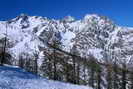Puy-Saint-Vincent - Pointe Guyard (3461 m), Pic Sans Nom (2913 m), Mont Pelvoux (3943 m) 
