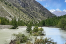 Entre les Aygues - lave torrentielle et lac