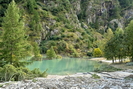 Entre les Aygues - lave torrentielle et lac