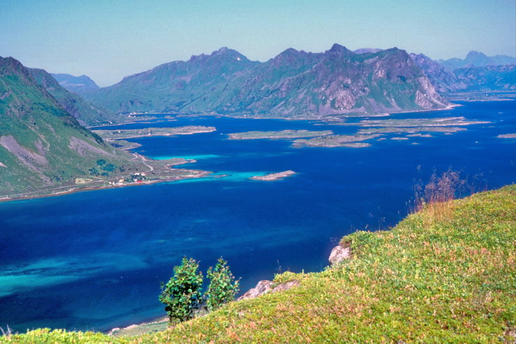 Stamsund - Depuis Nordheia - Skifjorden et Rolvsfjorden