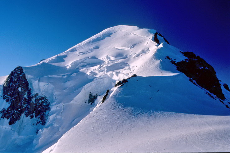 Mont-Blanc - Le Mont Blanc (4808 m) vu du Dme du Goter (4304 m)