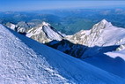 Mont-Blanc - Dômes de Miage (3673 m) et Aiguille de Bionnassay (4052 m)