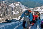 Mont-Blanc - Monte au Mont Blanc par l'arte des Bosses