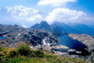 Mont-Blanc - Vu des Lacs Noirs