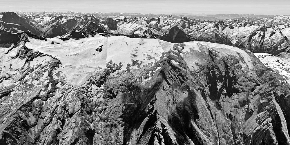 État de la calotte glaciaire de Mont-de-Lans