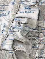 Massif des Grandes Rousses - Glaciers vers 1880