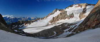 Massif des Grandes Rousses - Glaciers des Malatres et des Quirlies