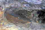 Mines d'argent du Fournel - Chantier mdival - Cellule de creusement par le feu 