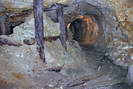 Mines d'argent du Fournel - Salle des poutres, avant dgagement