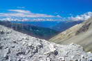 La Roche-de-Rame - Collet du Peyron (2465 m) - Au fond le Parpaillon