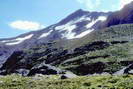Névés sur le versant nord du Grand Pinier (3117 m)