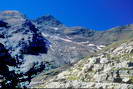 Petit Pinier (3100 m) et Glacier de Faravel, en août 2004