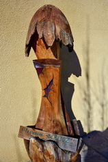 Ubaye-Serre-Ponçon - Sculpture sur bois d'Alexandre Berlioz