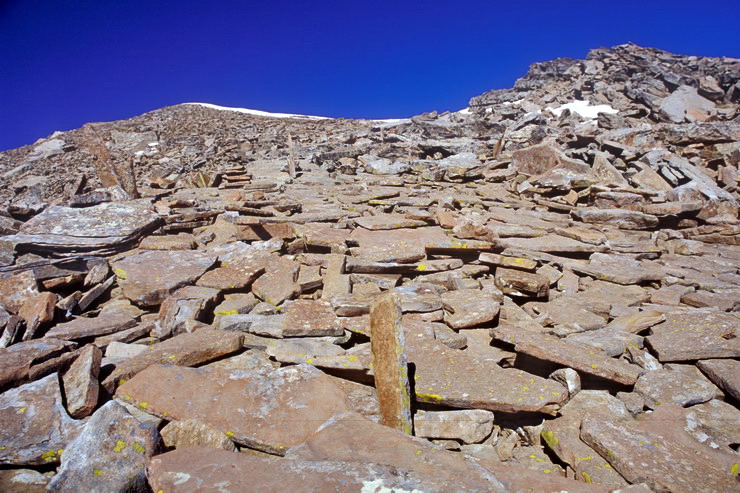 Tte de l'Estrop (2961 m) - Le sommet