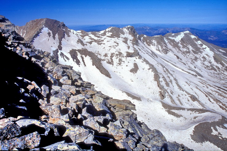 Tte de l'Estrop (2961 m) - Du sommet ouest (2927 m) au Col de Vautreuil (2582 m)