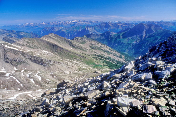 Tte de l'Estrop (2961 m) - Vallon de Laverq - Massif des crins