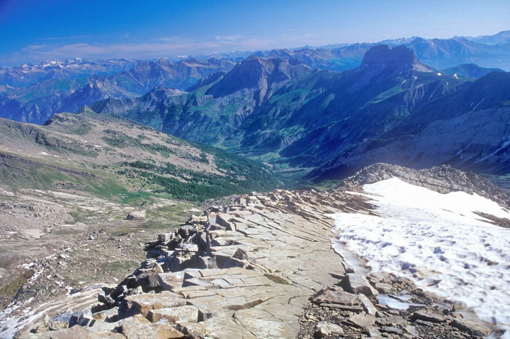 Tte de l'Estrop (2961 m) - Vallon de Laverq - Grande Solane (2909 m)