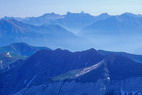 Tte de l'Estrop (2961 m) - Aiguille (3412 m) et Brec (3389 m) de Chambeyron - Mont Viso (3841 m)