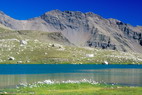 Lac Palluel (2472 m) - Tte de Bertrand (3191 m) et Tte de Soulaure (3243 m)
