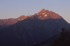 La Condamine - Lever de soleil sur la Pointe de l'Aiglière (3308 m)
