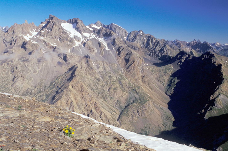 La Condamine - Pic de Clouzis (3465 m) - Pic Gardiner (3440 m) - Montagne des Agneaux (3664 m)