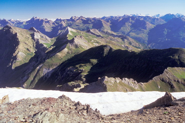 La Condamine - La Cucumelle (2698 m) - Grand Galibier (3228 m) - Mont Thabor (3178 m) - Massif de Pclet-Polset