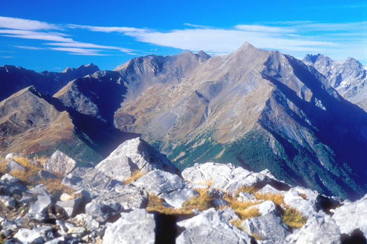 Tête d'Amont - Début d'automne dans la Combe de Narreyroux - Pointe de l'Aiglière (3308 m)